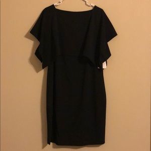 Black Calvin Klein Cap Dress